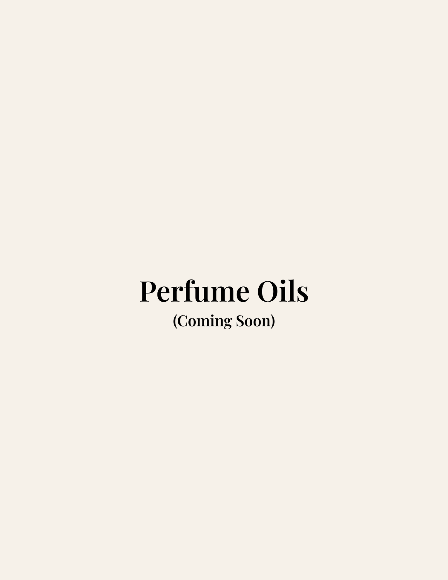 Perfume Oils